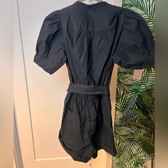 A.L.C. Black Erika Romper Sz 2 - Picture 7 of 11
